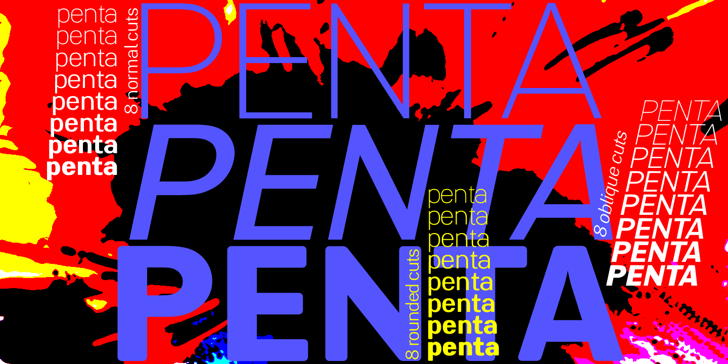 Пример шрифта Penta Rounded #1